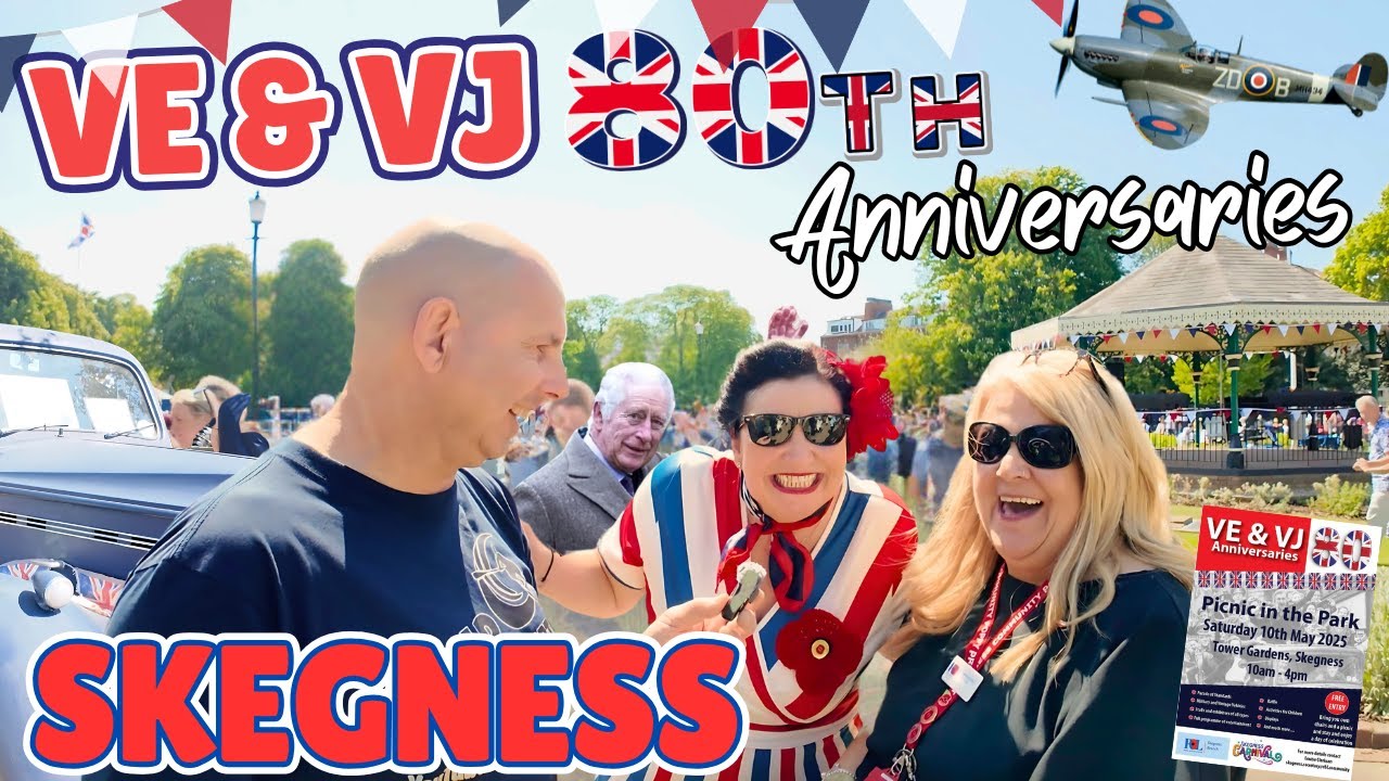 SKEGNESS VE & VJ 80th Anniversaries Picnic In The Park 2025