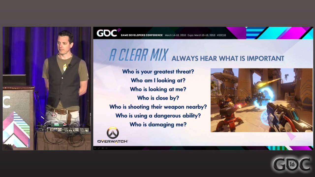 Overwatch - The Elusive Goal: Play by Sound (GDC 2016)