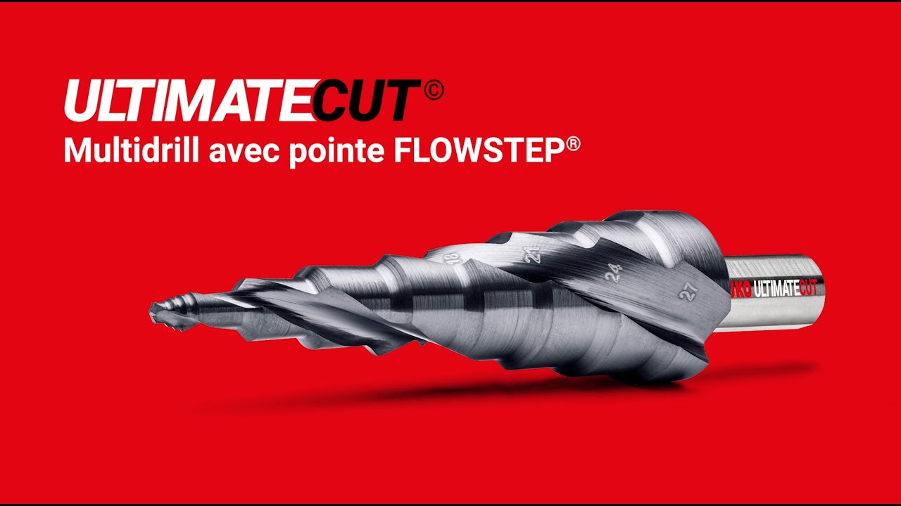 Nouveau: Multidrill avec pointe FLOWSTEP®. La puissance de perçage, à tout moment et en tout lieu.