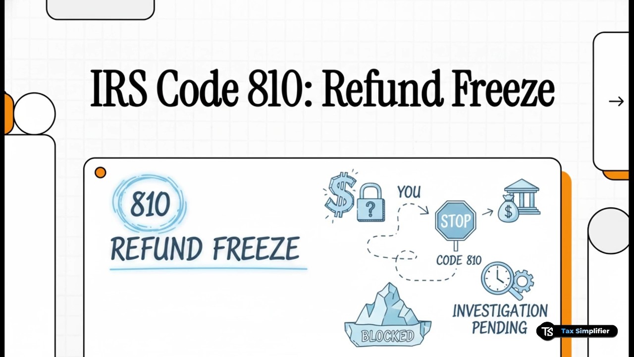 810 Refund Freeze Explained: Why Your IRS Refund Isn't Lost (and What to Watch Next)