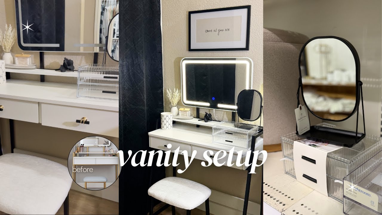 Small Vanity Setup: Organization Ideas, Aesthetic & Affordable Makeup Space | Sher’s Variety