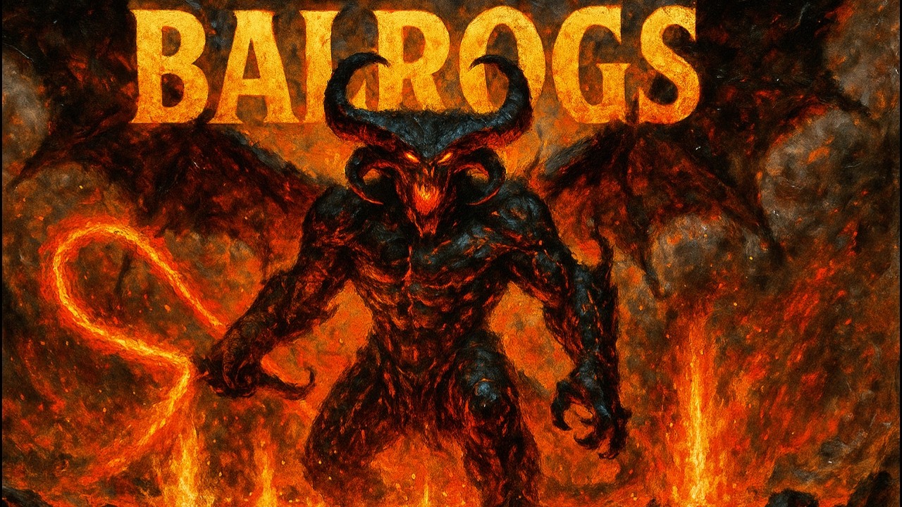 The Entire Story of the Balrogs to Fall Asleep to | LOTR Fantasy Audiobook