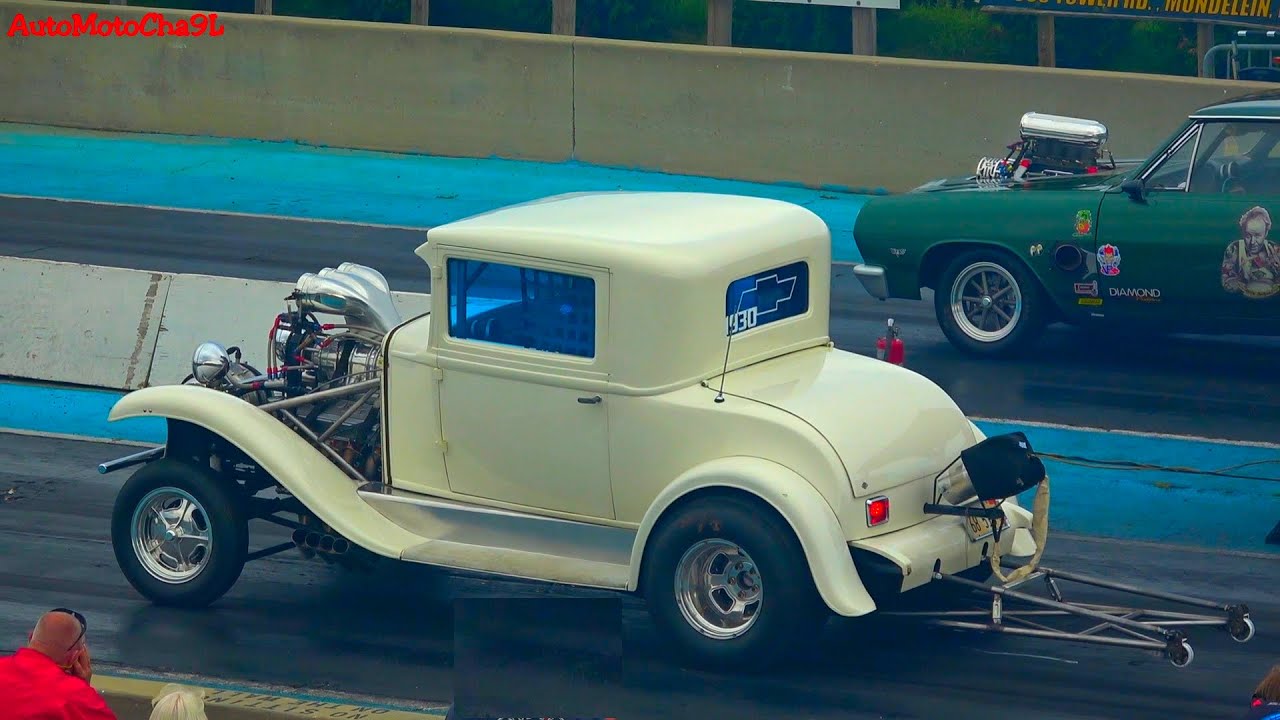 DRAG RACING  OLD SCHOOL CARS JET CARS GASSERS 1320 Legends NOSTALGIA DRAGSTERS GREAT LAKES