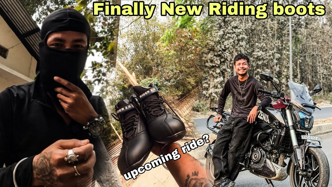 Finally new riding boots & new helmet 😍 || Bikers vlogs 09 
