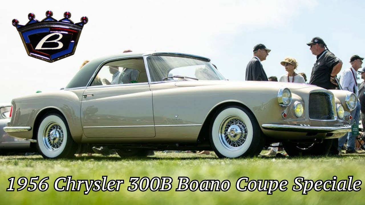 1956 Chrysler 300B Boano Coupe Special
