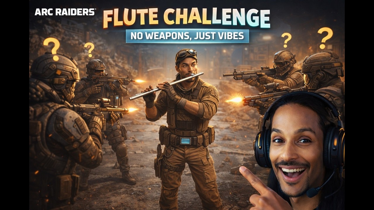 ARC Raiders - Playing the flute in Squad Lobbies Solo lol😅🎵 NO WEAPONS, JUST VIBES & SQUAD REACTIONS