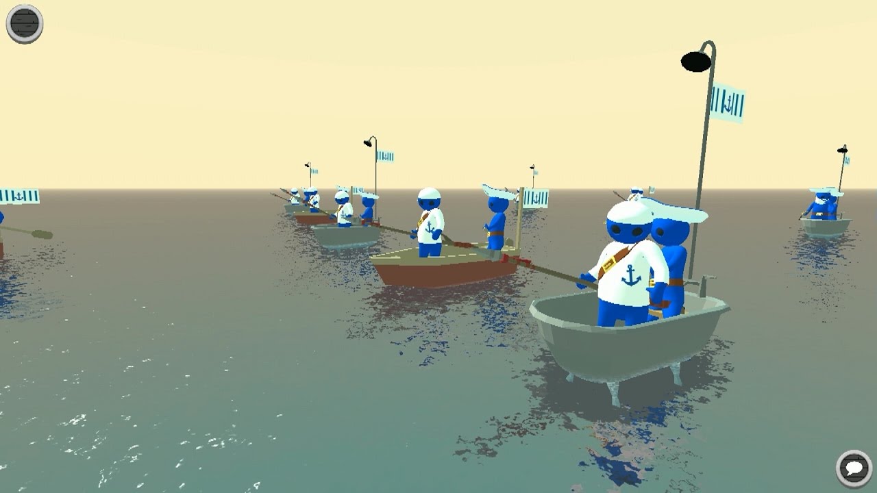 BATALLA DE BAÑERAS!! Stupid Battle Raft Simulator #2 | Vegetta vs Willyrex