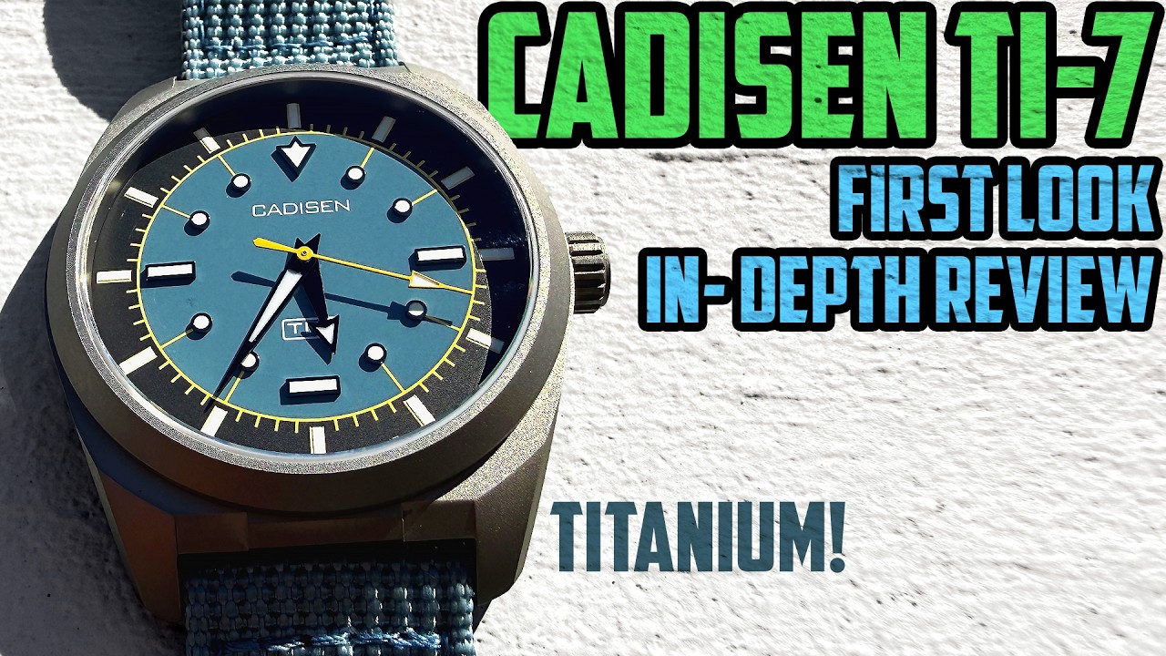 CADISEN TI-7 FIRST LOOK & REVIEW! Brand New Titanium Automatic - Their Best Watch Ever?