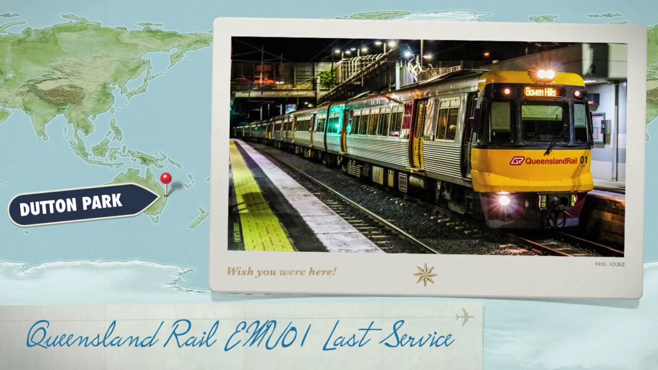 Queensland Rail EMU01 Farewell at Dutton Park