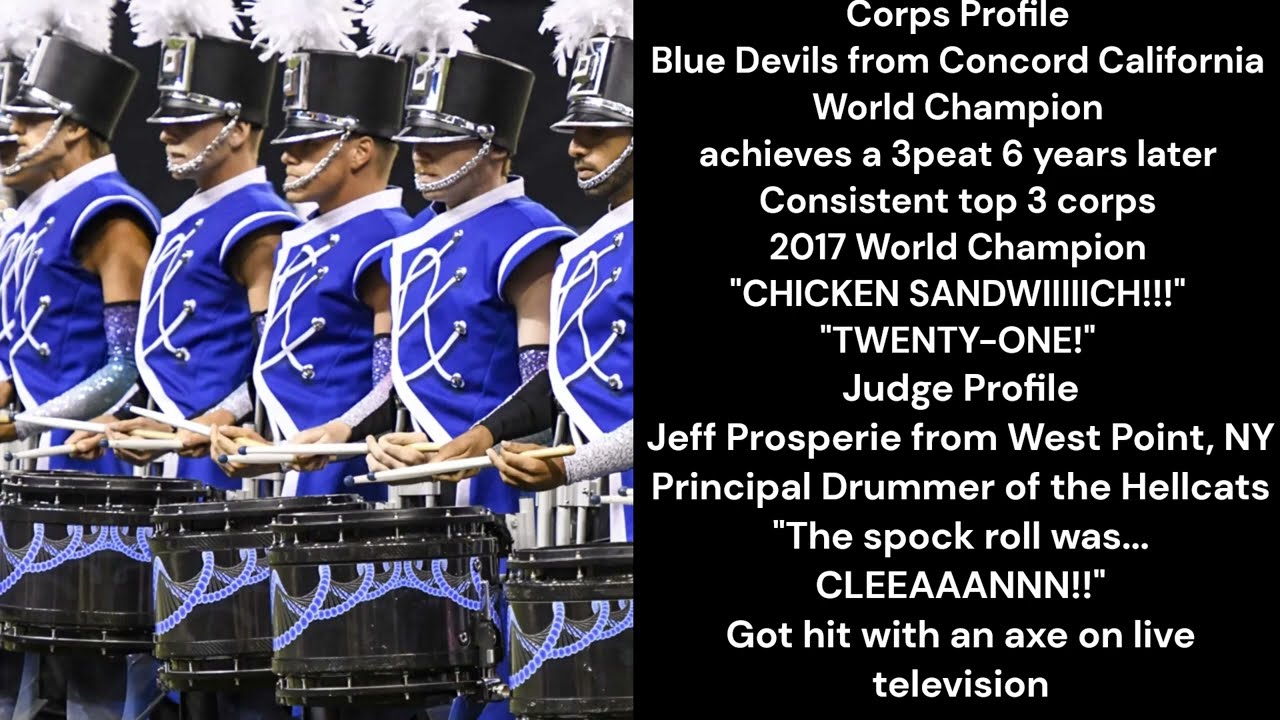 Blue Devils 2017 Percussion Tape Synced with Finals Night Audio