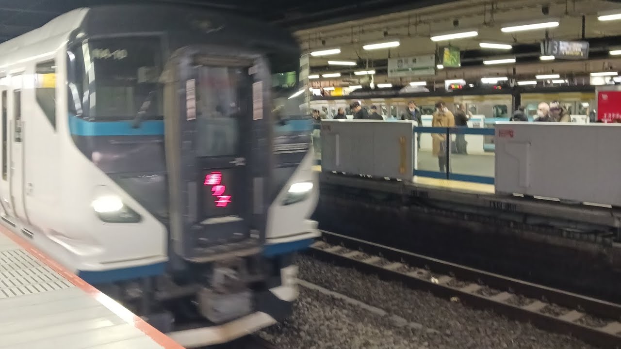 特急踊り子6号品川駅➡️東京駅間全面展望