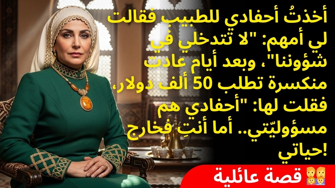 أخذت أحفادي للطبيب فقالت أمهم: 