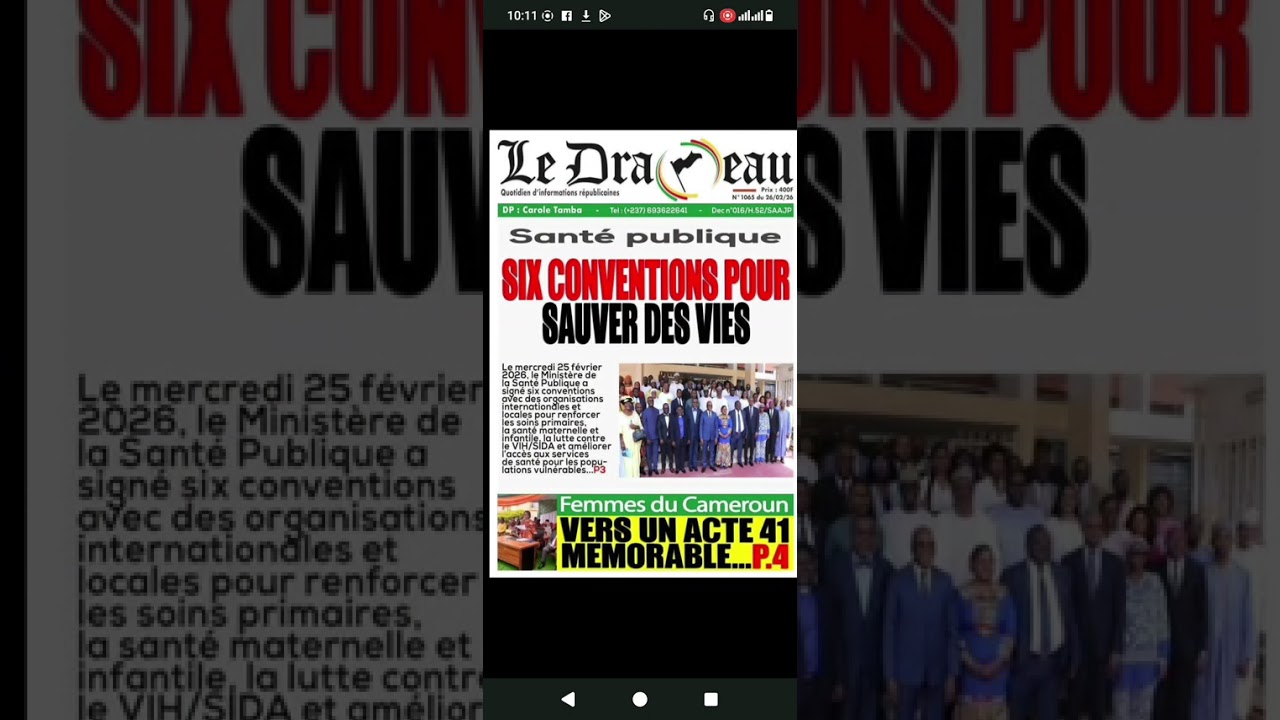 La presse du jeudi 26 février 2026 à suivre sur Patrick infos-news.. chaque matin 