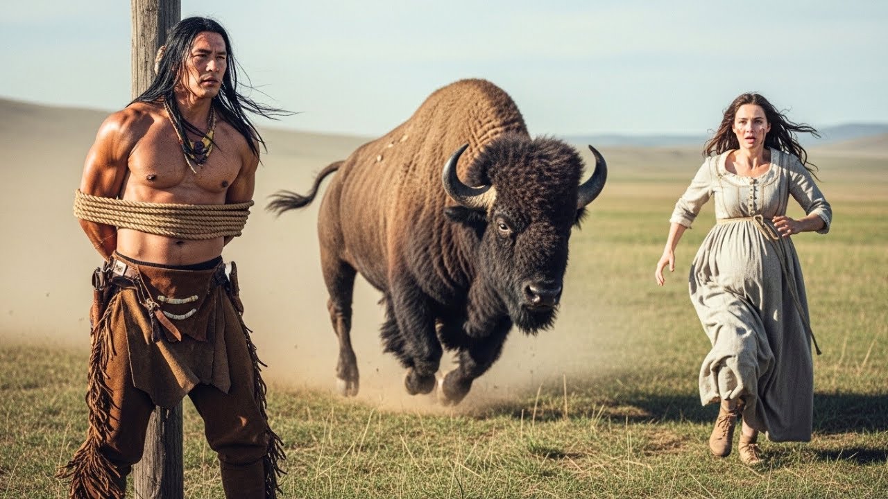 Enceinte et Intrépide – Elle a Tout Risqué pour Sauver un Guerrier Apache Piégé