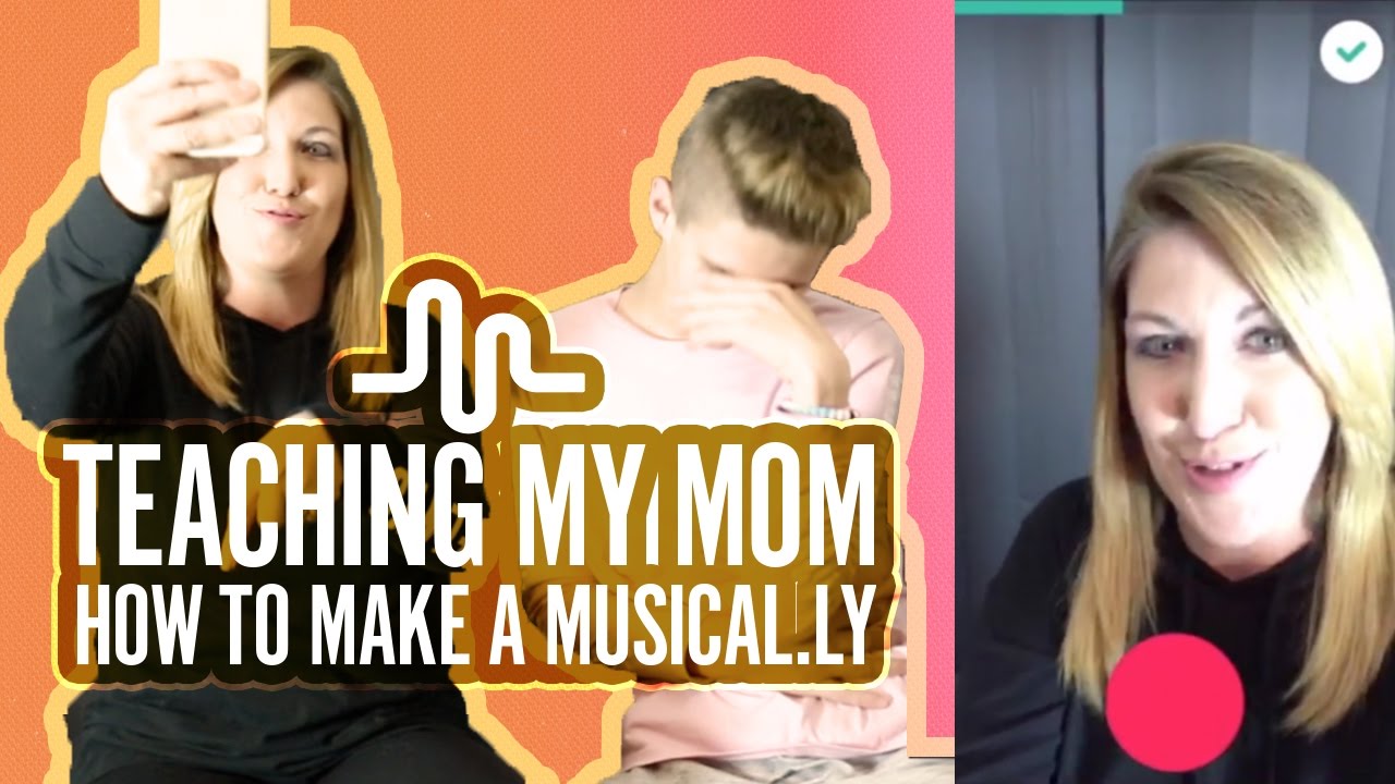 TEACHING MY MOM HOW TO MAKE A MUSICAL.LY | Bruhitszach | Zach Clayton