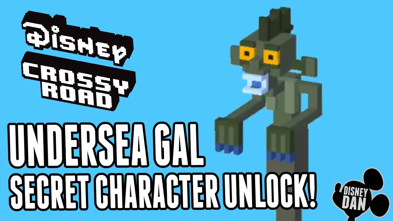 Disney Crossy Road Secret Character - UNDERSEA GAL Unlock - Nightmare Before Christmas