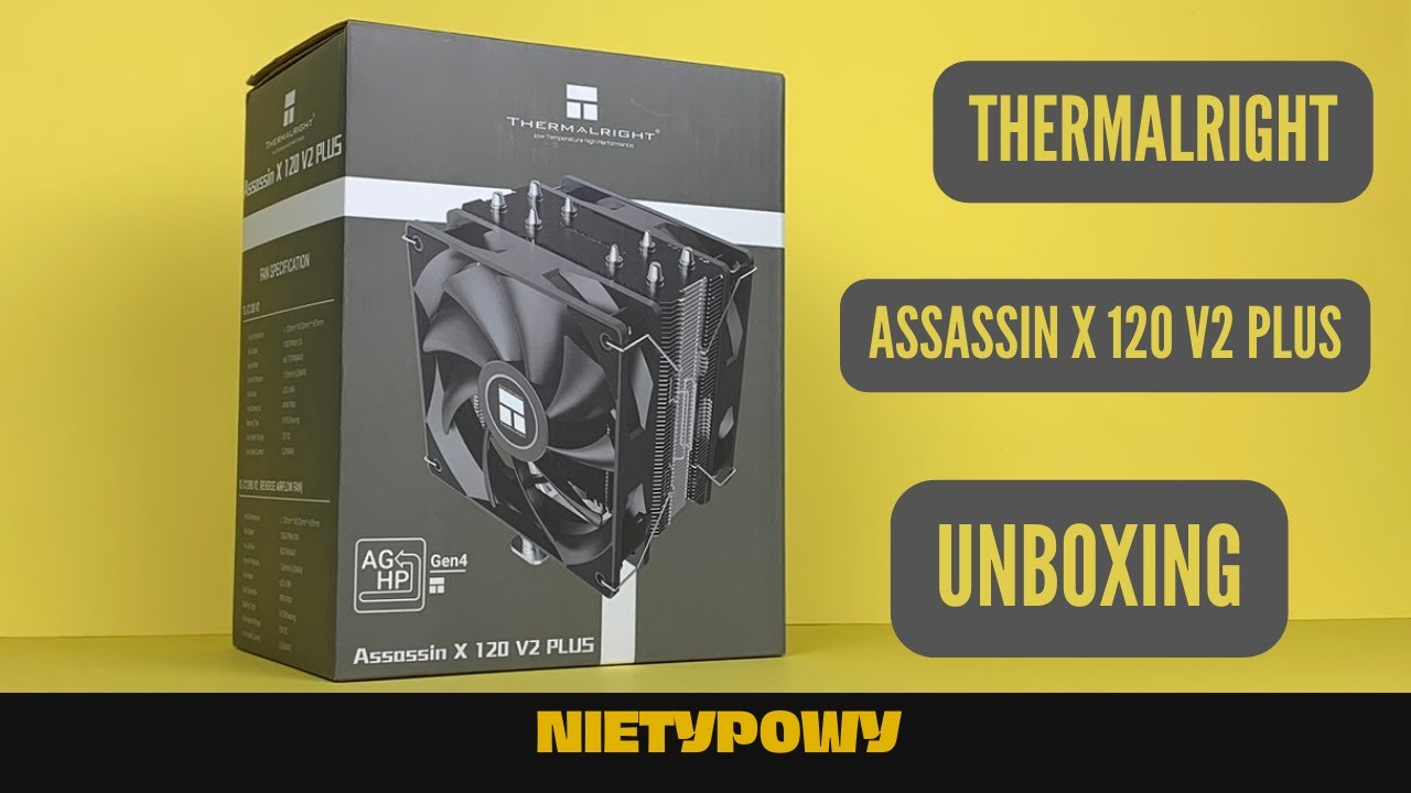 Czarne chłodzenie od firmy, którą niewielu pamięta - unboxing Thermalright Assassin X 120 V2 Plus
