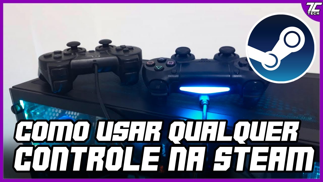 COMO UTILIZAR QUALQUER CONTROLE NA STEAM