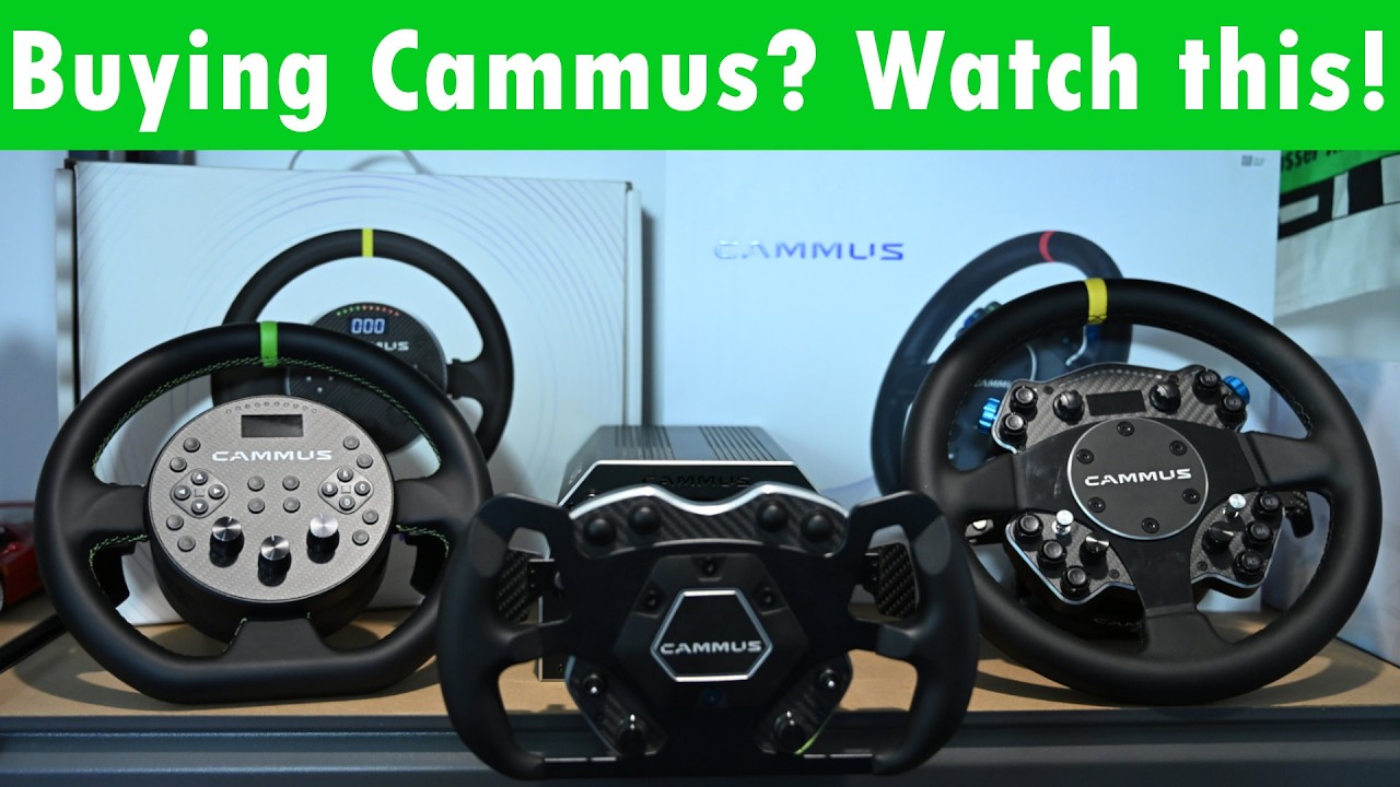 Cammus Buyers Guide - Direct drive wheelbases and Loadcell pedals