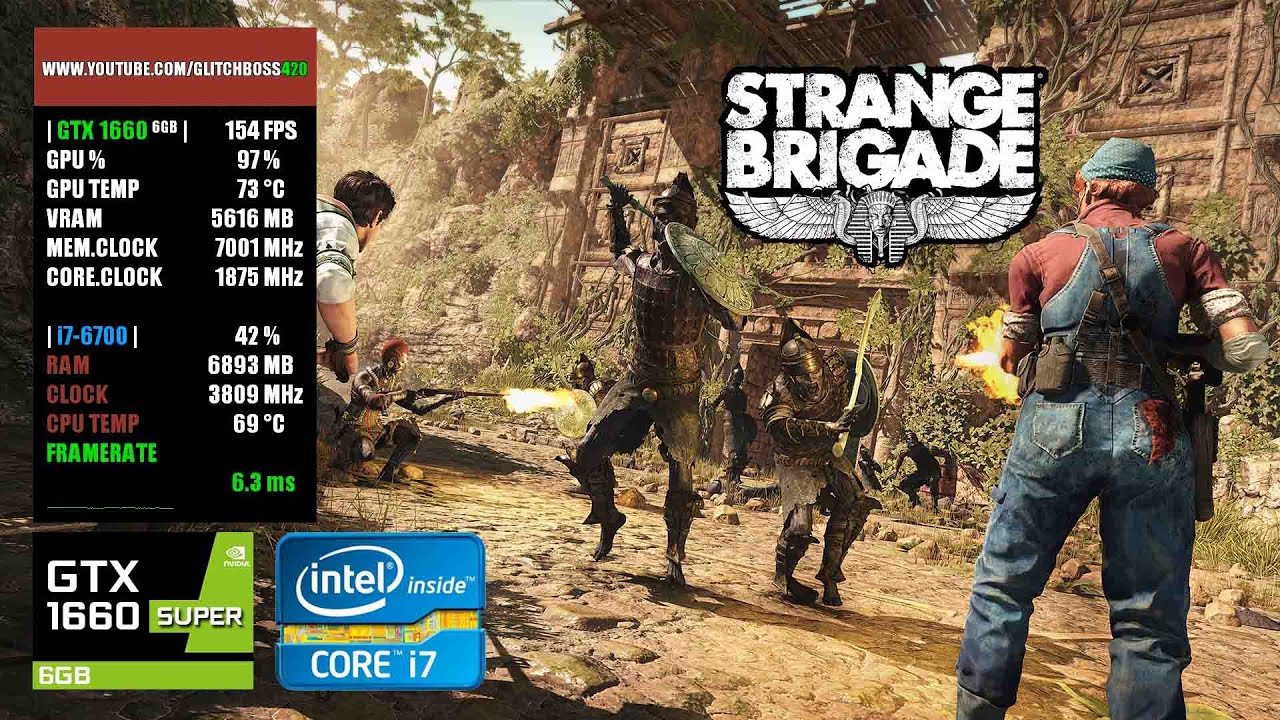 Strange Brigade | GTX 1660 Super 6GB + i7-6700 + 16GB RAM