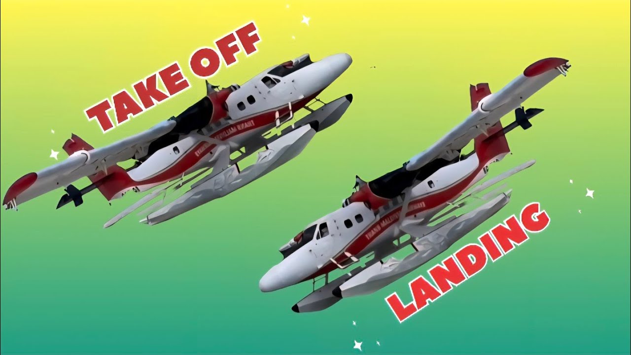 Seaplane Landing and Takeoff: Amazing Water Operations. @rosunrocks1989 