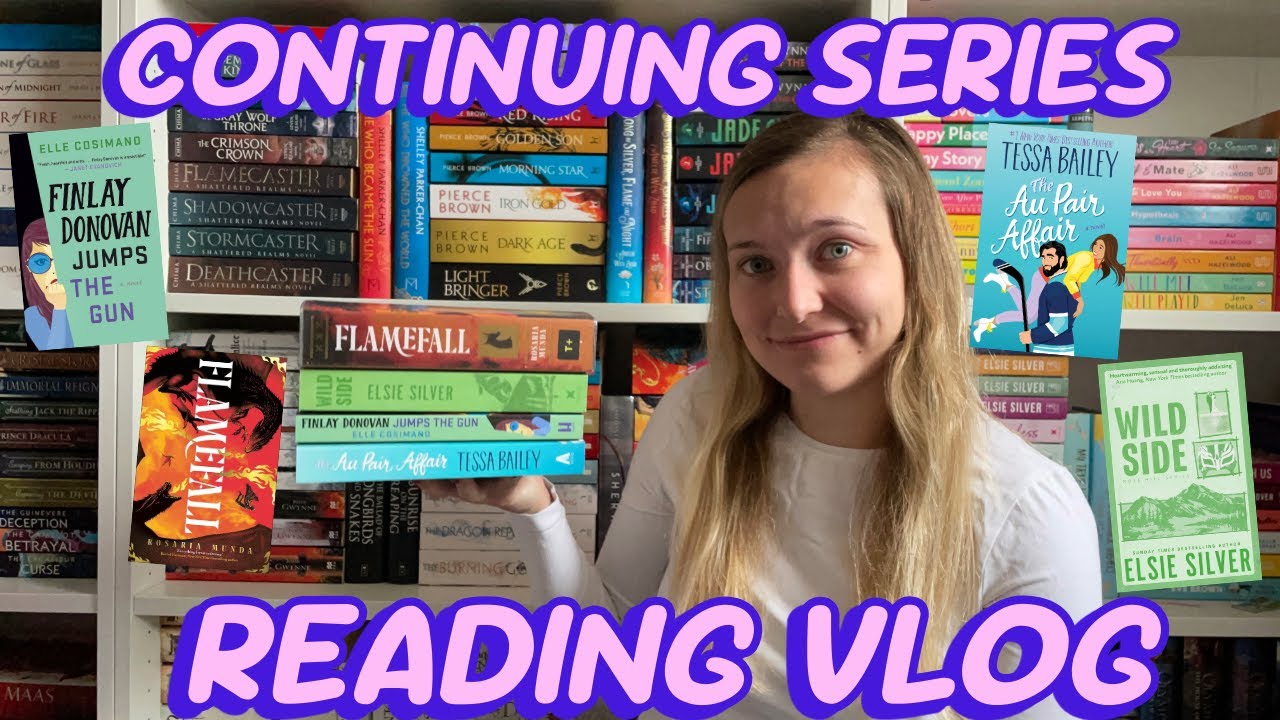 Continuing Book Series I'm In the Middle Of! *spoiler free reading vlog*