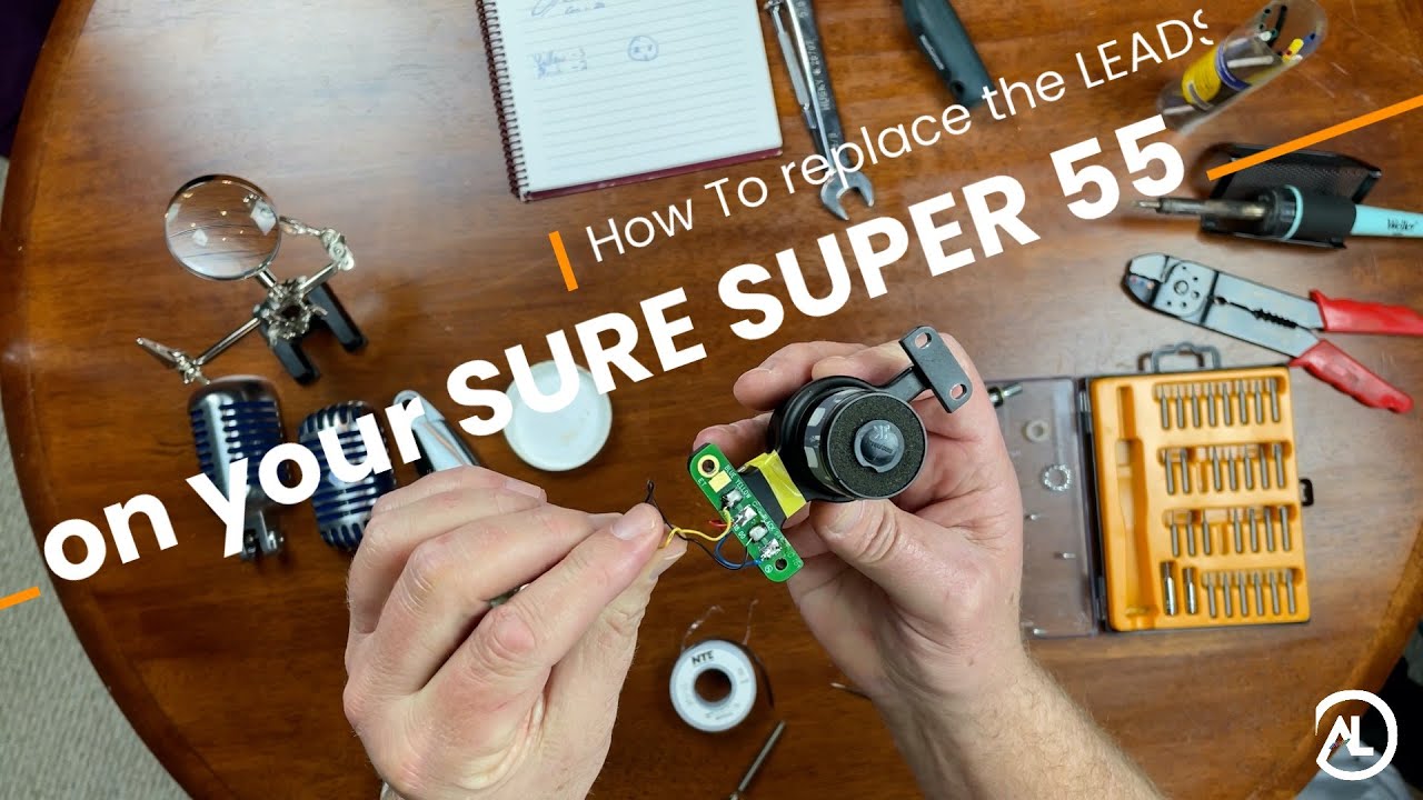 How to fix the leads on your Shure Super 55 Microphone