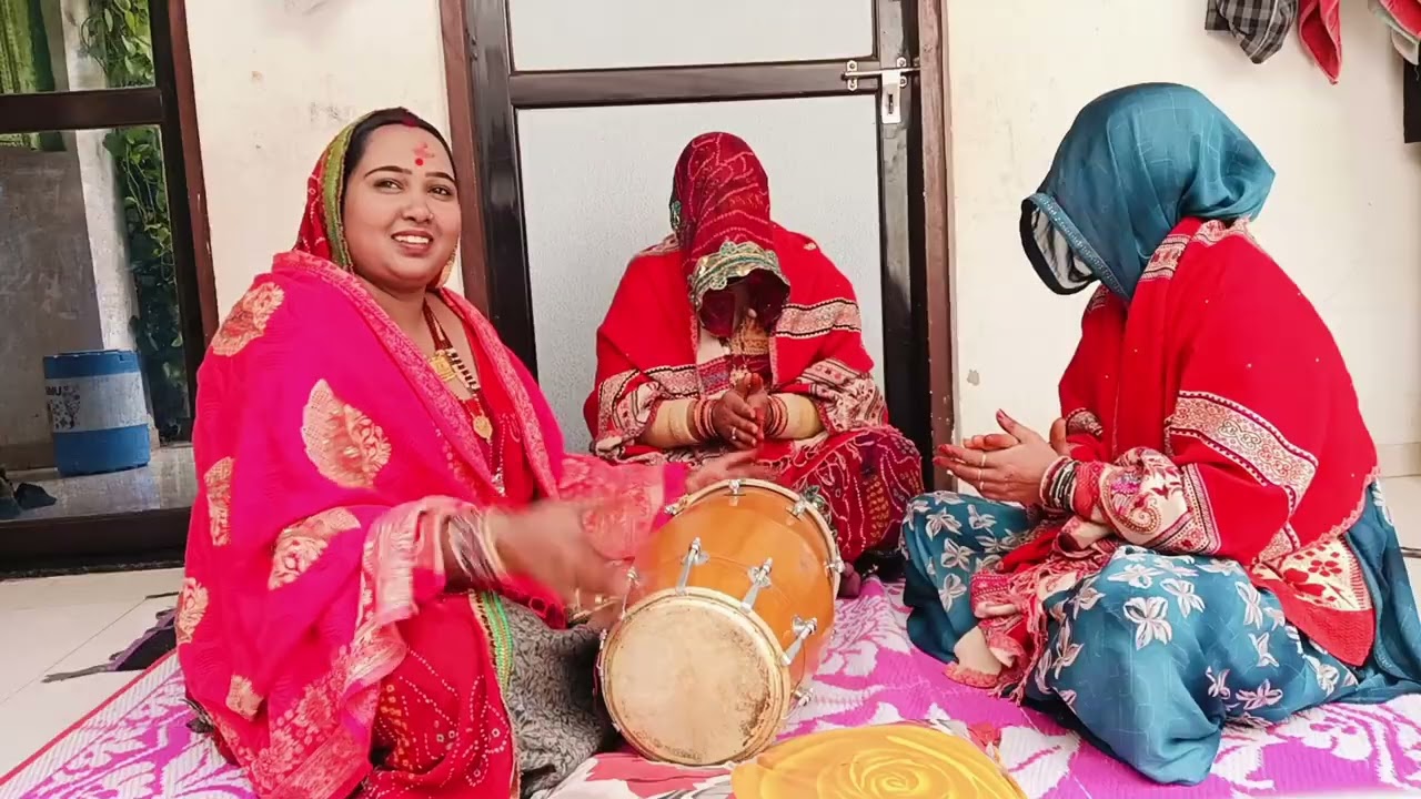 लटके की बिन झटके की बिन 🥰🥰ननद भाभीयो ने मिलकर गया शानदार भजन 