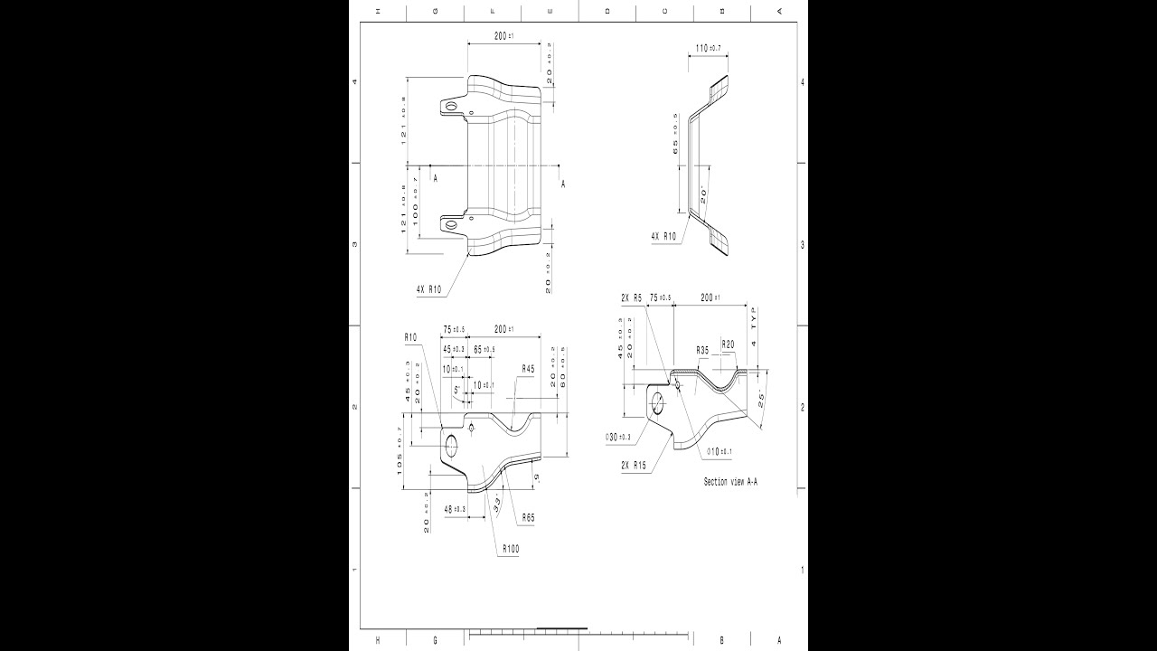 HOW TO APPLY SPLIT, INTERSECTION AND TRIM COMMAND TO PLASTIC BRACKET IN CATIA SURFACING - PART 1