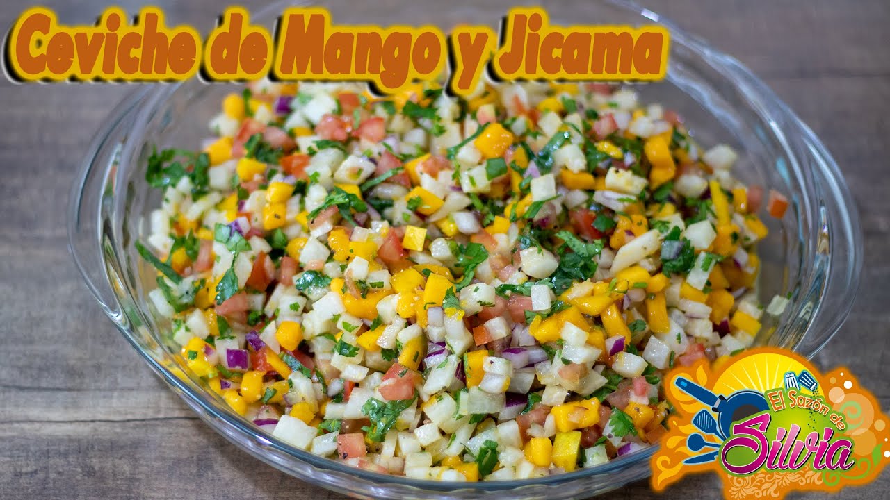 Ceviche de Mango y Jicama - ElSazóndeSilvia