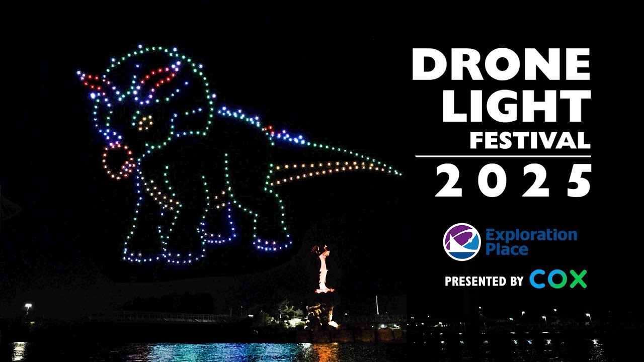 2025 Drone Light Festival Highlights | Exploration Place in Wichita, Kansas