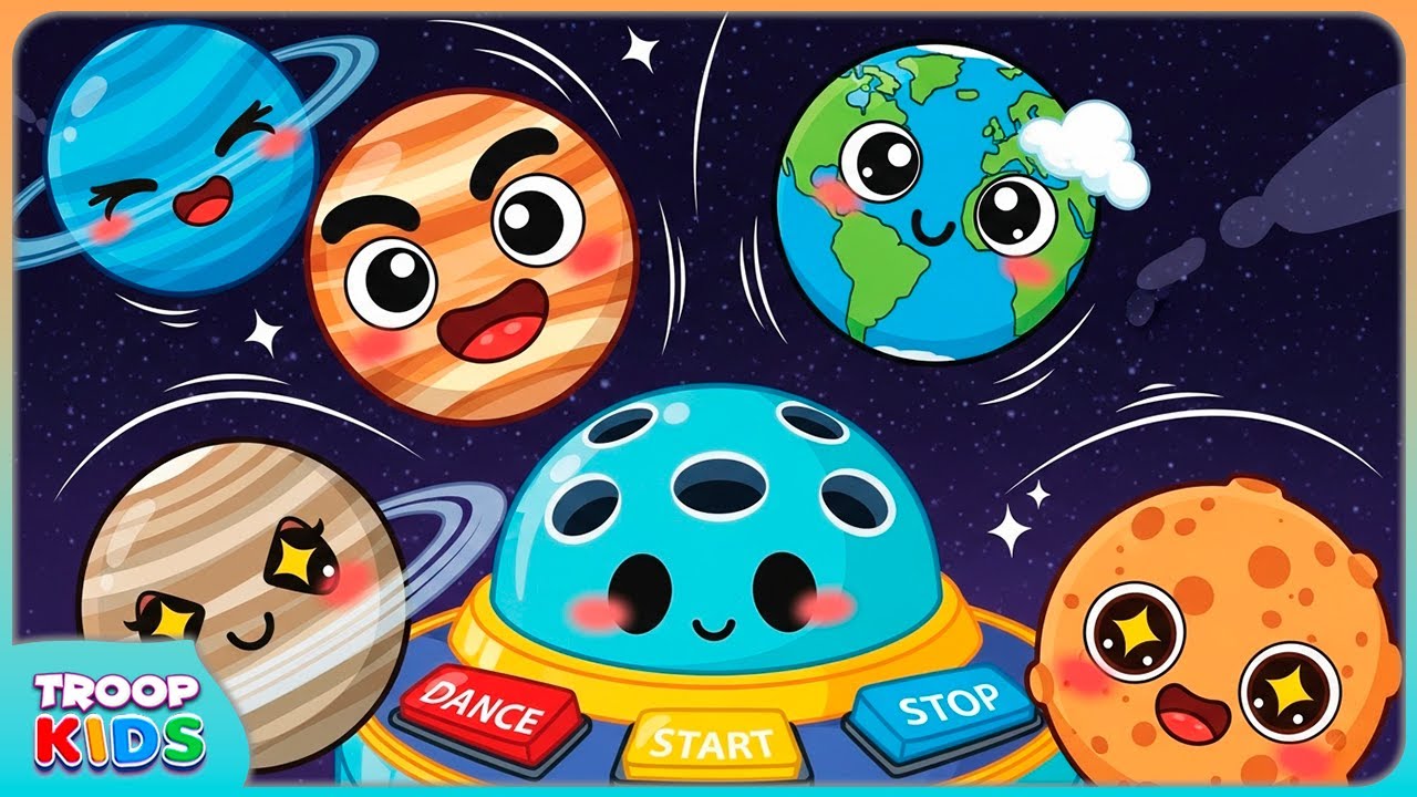 Planet Dance Machine! 🎯🪐 Funny Whack Game with Baby Planets