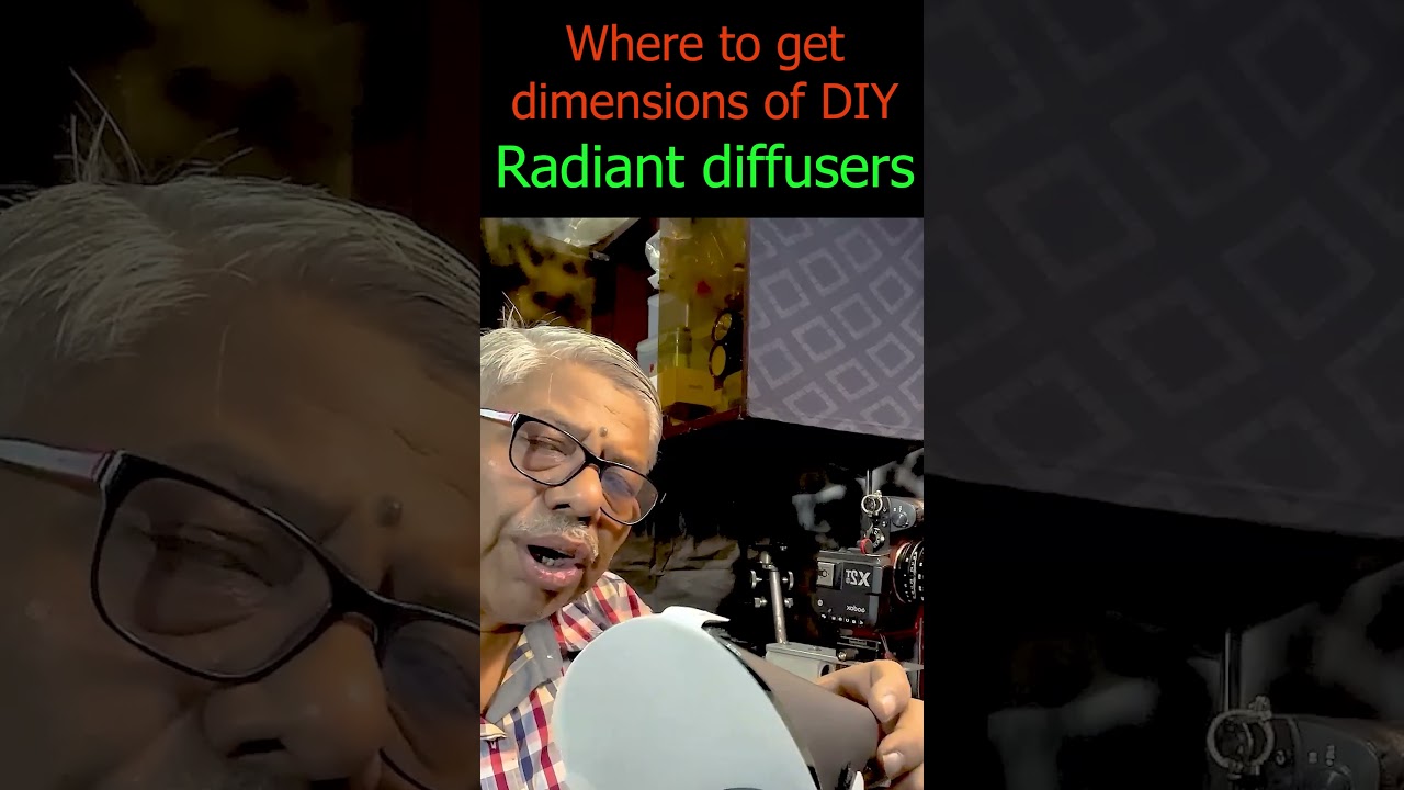 Where to get dimensions of DIY Radiant diffusers 