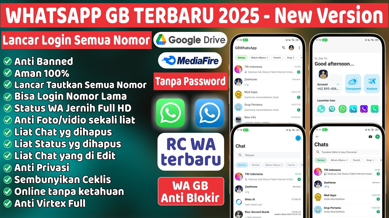 Последняя версия GB WhatsApp | RC WA Новая версия Октябрь 2025 | Скачать GB WA без пароля