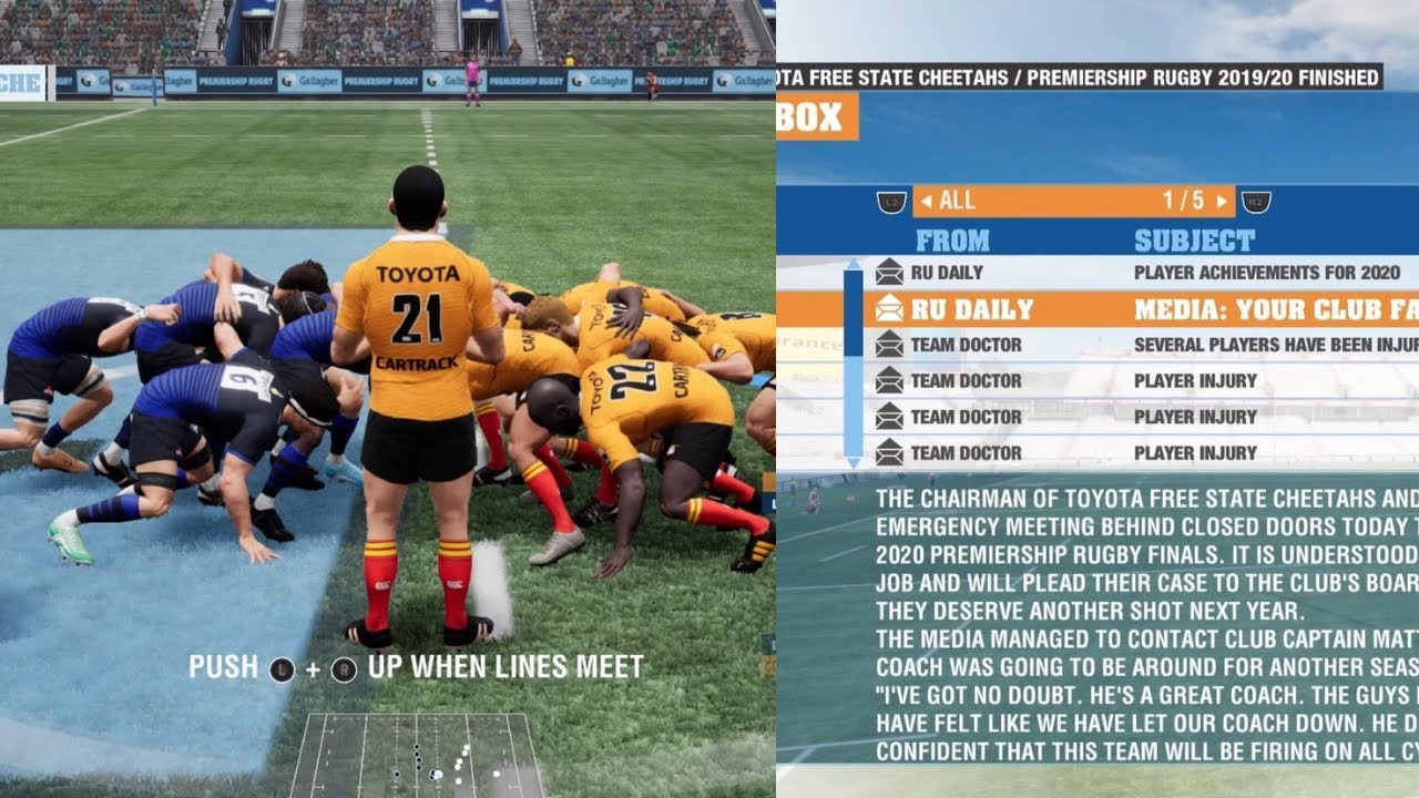 Rugby Challenge 4 - Sale Sharks vs Toyota Cheetahs. Cheetahs board Calls Emergency Meeting 📊🚨