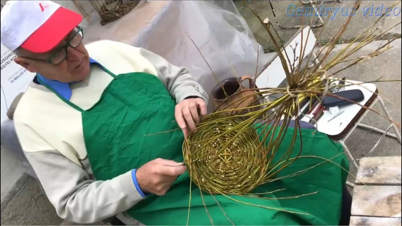 Kosárfonás bemutató