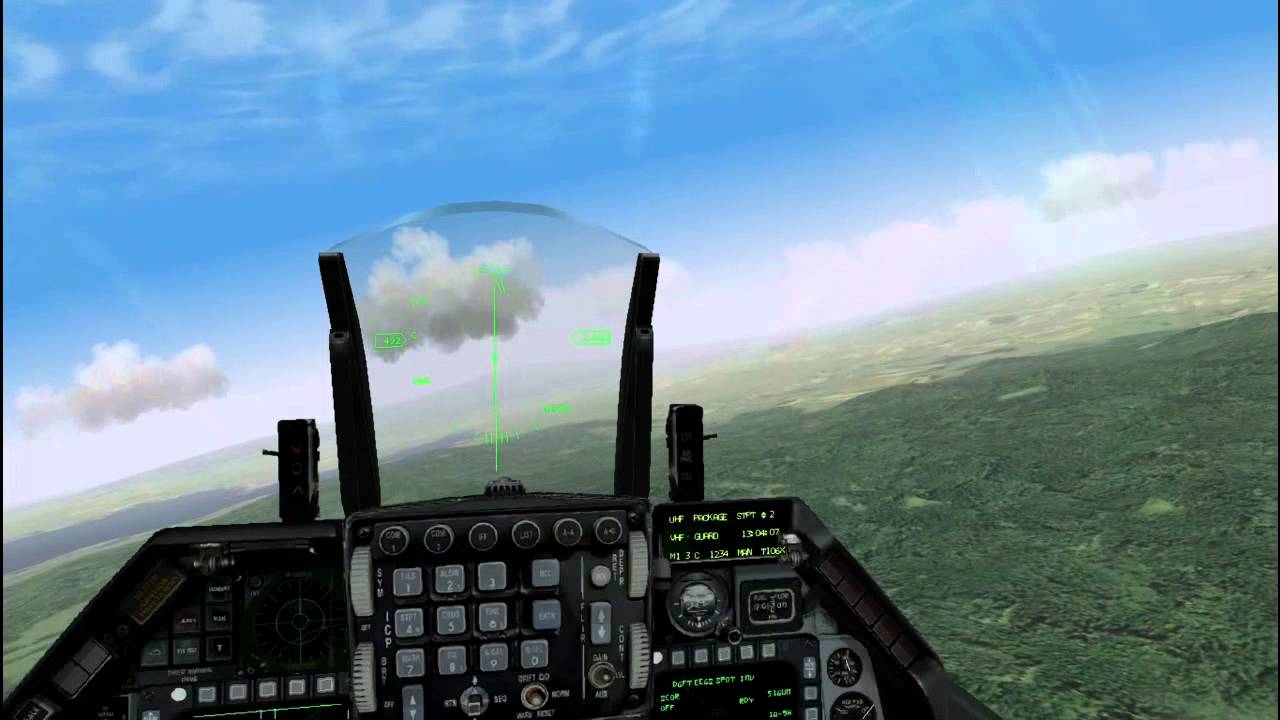 Falcon 4.0 AF IR missile 1v1 dogfight F-16 against Mig-29