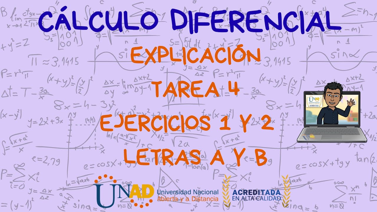 Cálculo Diferencial. Tarea 4: Ejercicio 1 y 2