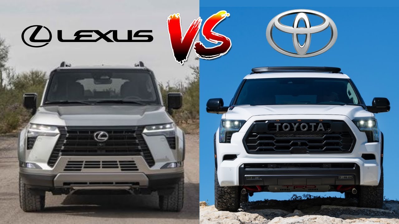 2025 Toyota Sequoia vs 2025 Lexus GX550 | Luxury vs. Capability