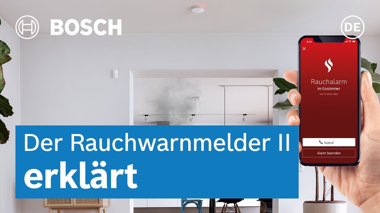 Der Rauchwarnmelder II erklärt | Bosch Smart Home