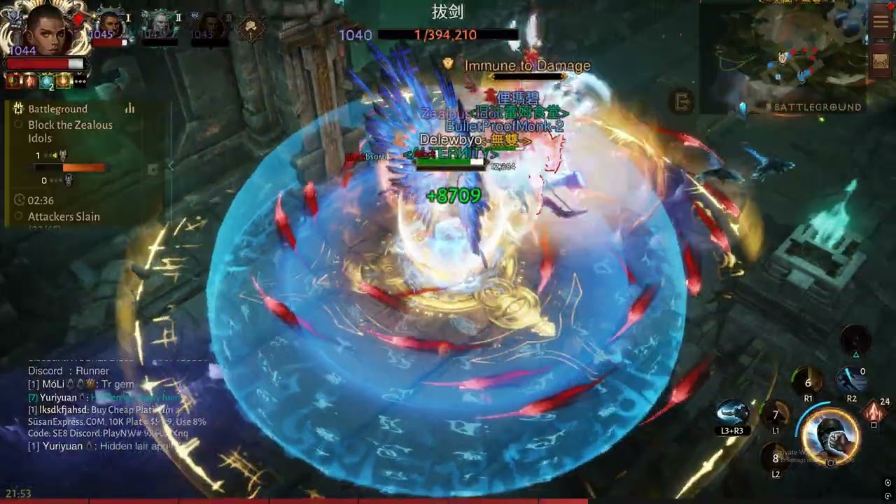 Monk PVP | Diablo Immortal | Battleground | Def | Hard matches tonight!