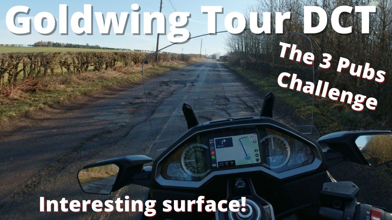 Goldwing Tour DCT. The 3 Pubs Challenge. Part 2. South to Langholm via Lockerbie.