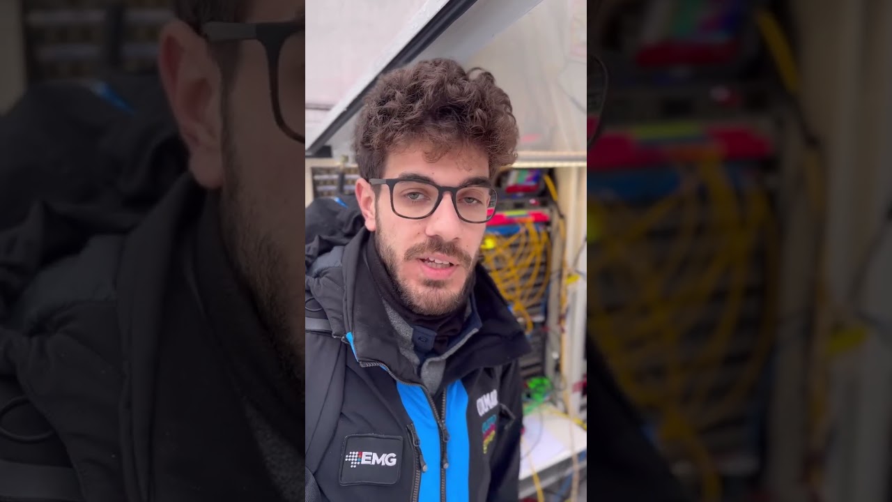 I segnali video e audio su una regia mobile broadcast