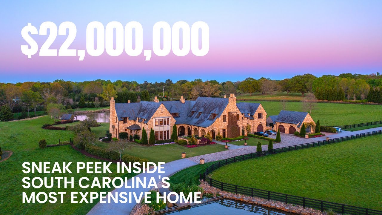 An English Manor 🐎 Inside South Carolina's Most Expensive Estate | Damian Hall Group