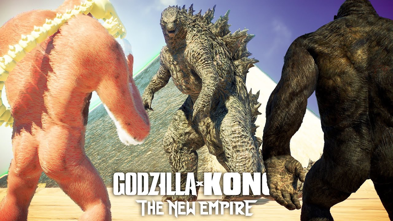 GODZILLA VS KONG, SKAR KING & DINOSAURS! Godzilla x Kong The New Empire x Jurassic World Evolution 2