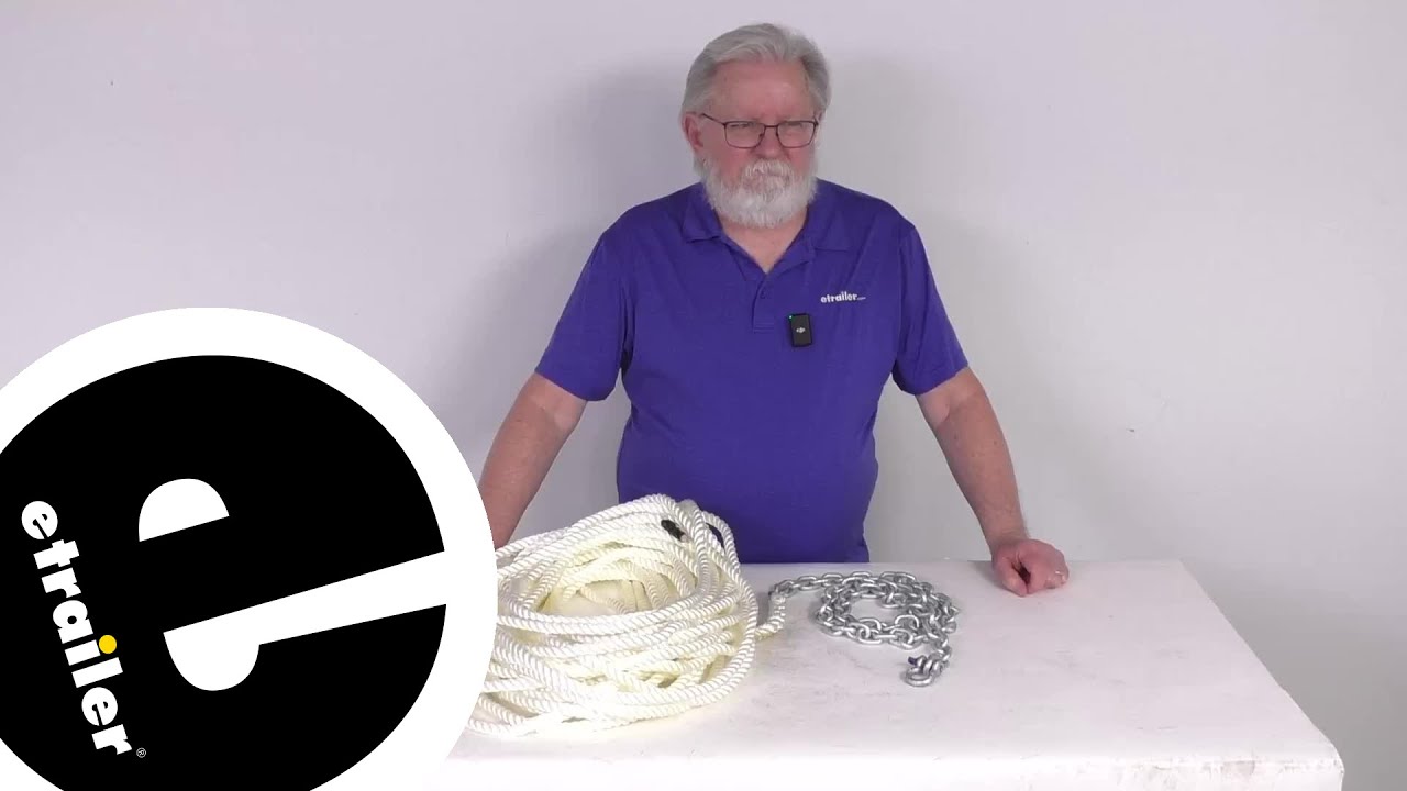 etrailer | Review of Lewmar Boat Anchor - Anchor Rode - LE29GR