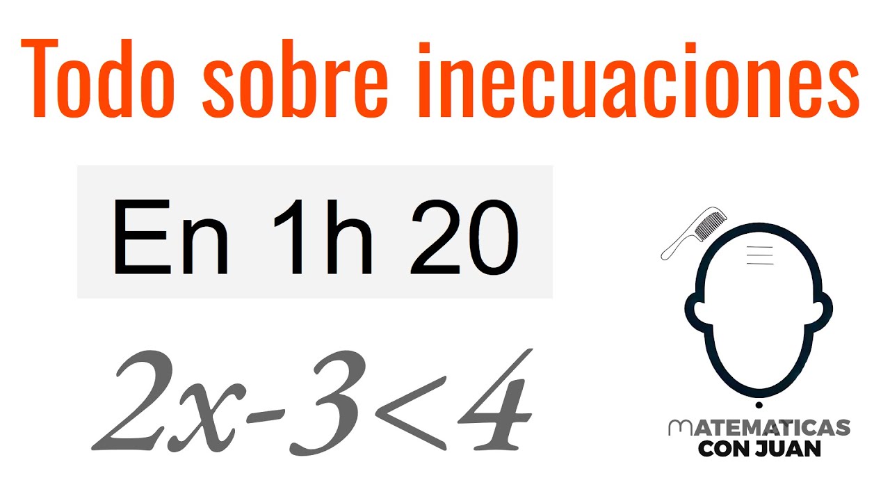 CURSO BÁSICO DE INECUACIONES. Todos los casos. Matemáticas básicas