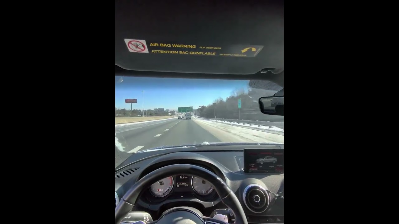 Вот почему на фоне моей Audi маслкары кажутся медленными #pov #audi