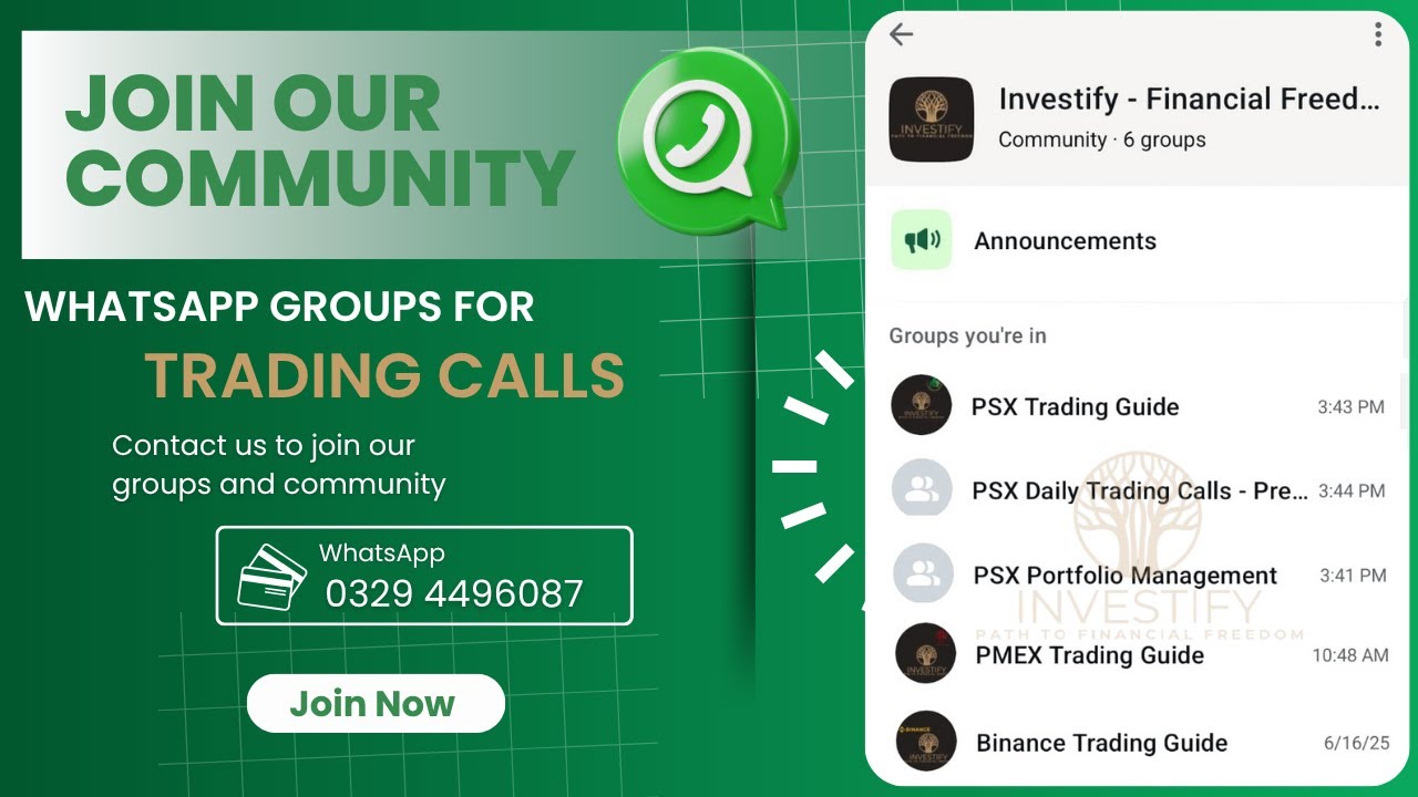 Best WhatsApp Groups for PSX Trading | Free Stock Market Calls & Signals in Pakistan 2025