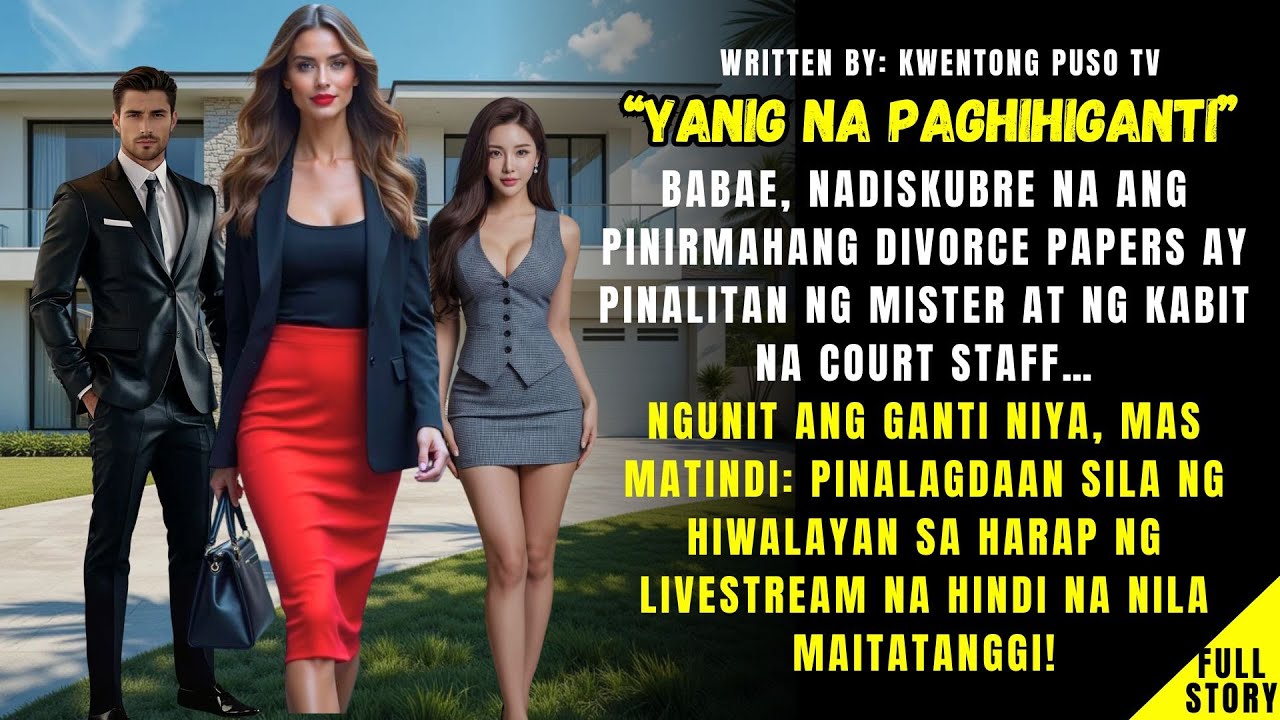 Babae, umiyak… NILAGYAN NG PEKENG DIVORCE PAPER ng mister at BIGLANG BUMALIK SA LIVE BROADCAST